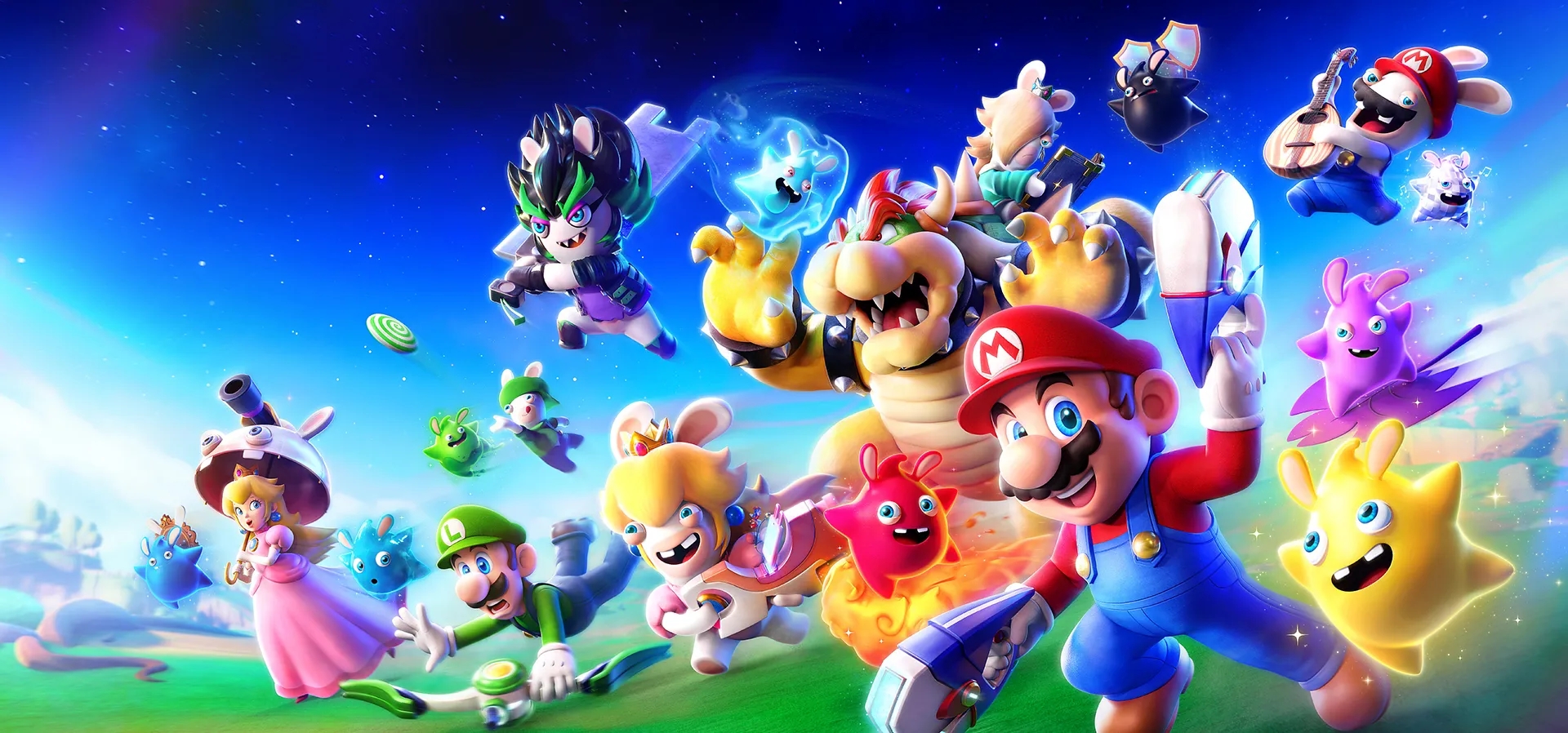 Imagem de fundo do produto Mario + Rabbids Sparks Of Hope - Switch