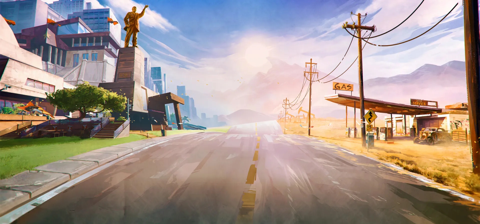 Imagem de fundo do produto Road 96: Mile 0 - Xbox One e Series X|S