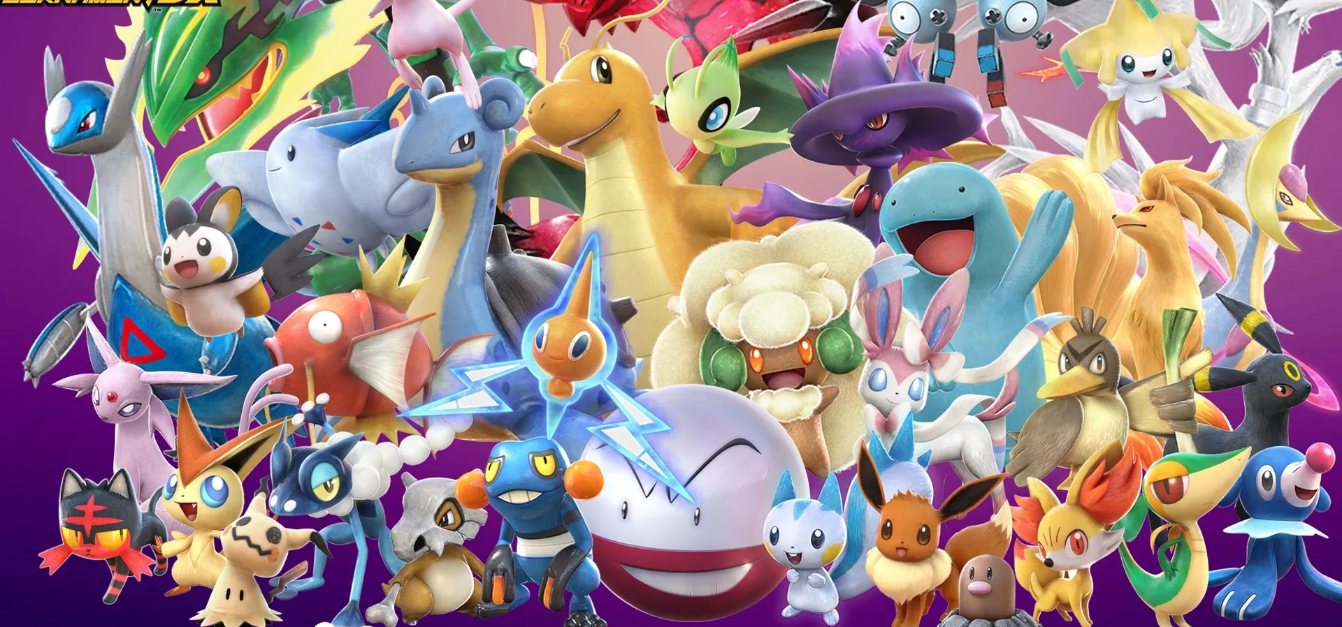 Imagem de fundo do produto Pokkén Tournament DX + Pokkén Tournament DX Battle Pack - Switch
