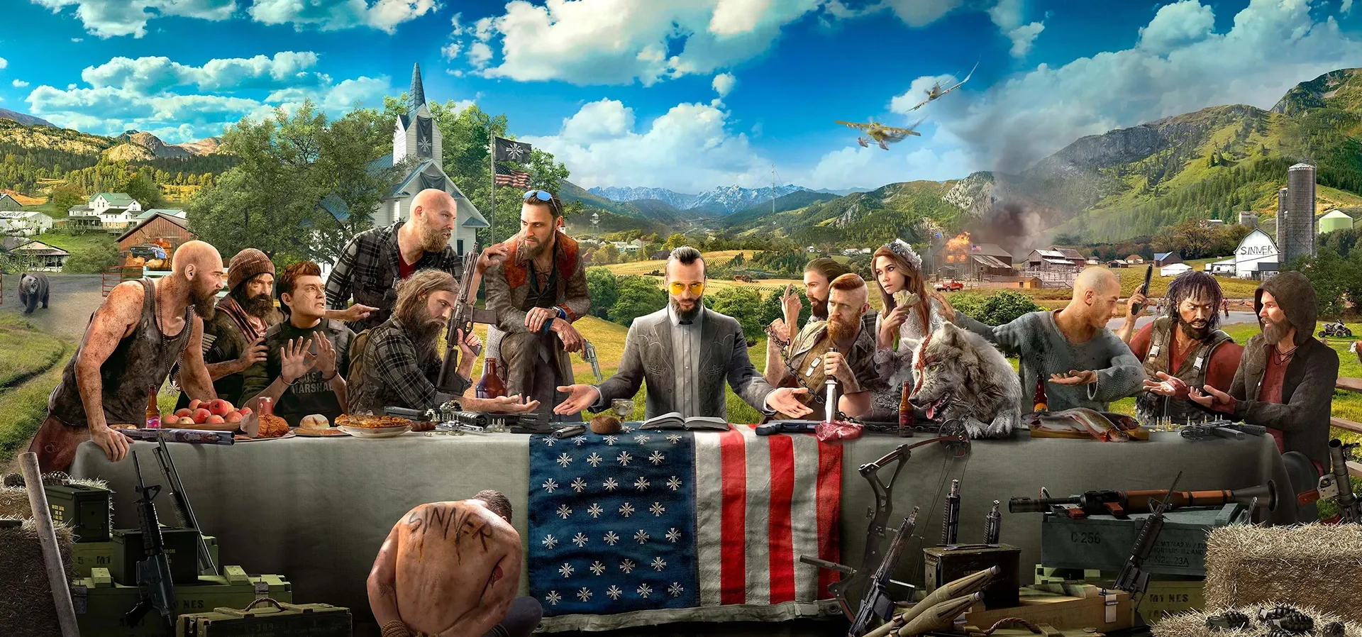 Imagem de fundo do produto Far Cry 5 PS4 - Físico