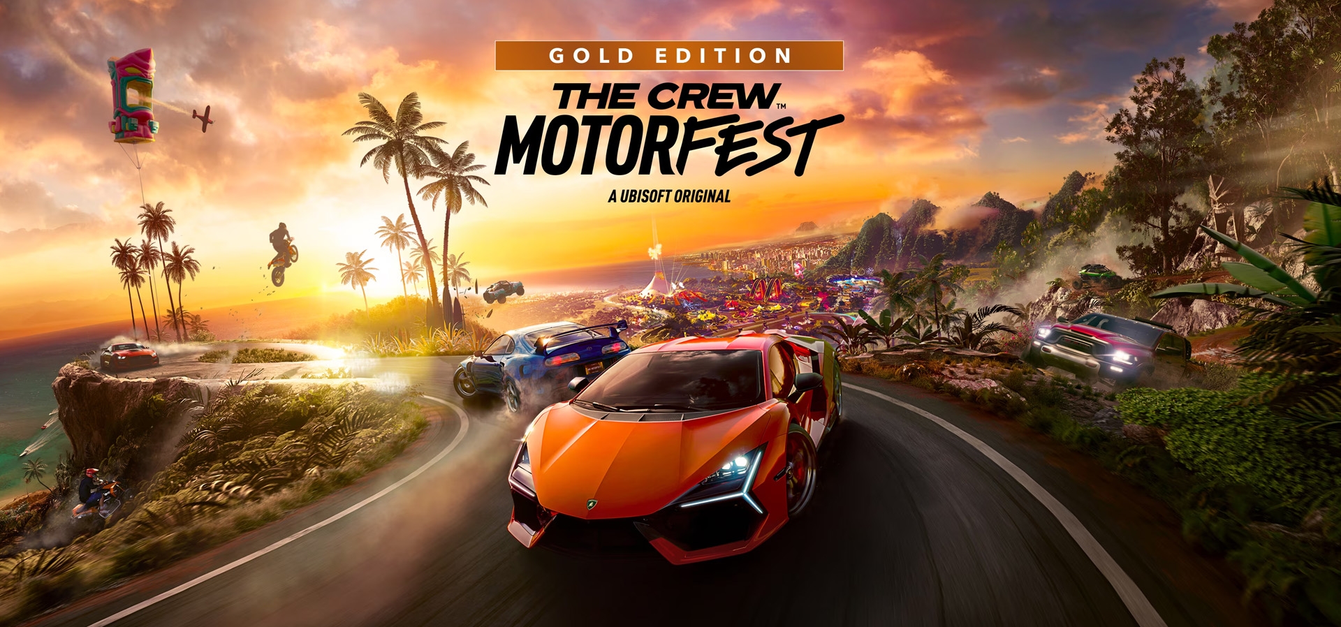 Imagem de fundo do produto The Crew™ Motorfest Gold Edition - PS4 & PS5