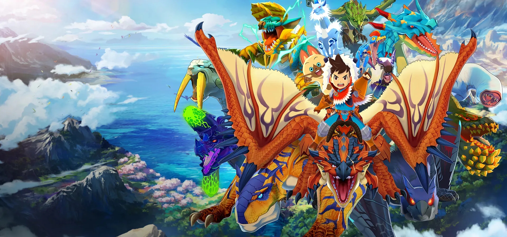 Imagem de fundo do produto Monster Hunter Stories - Switch