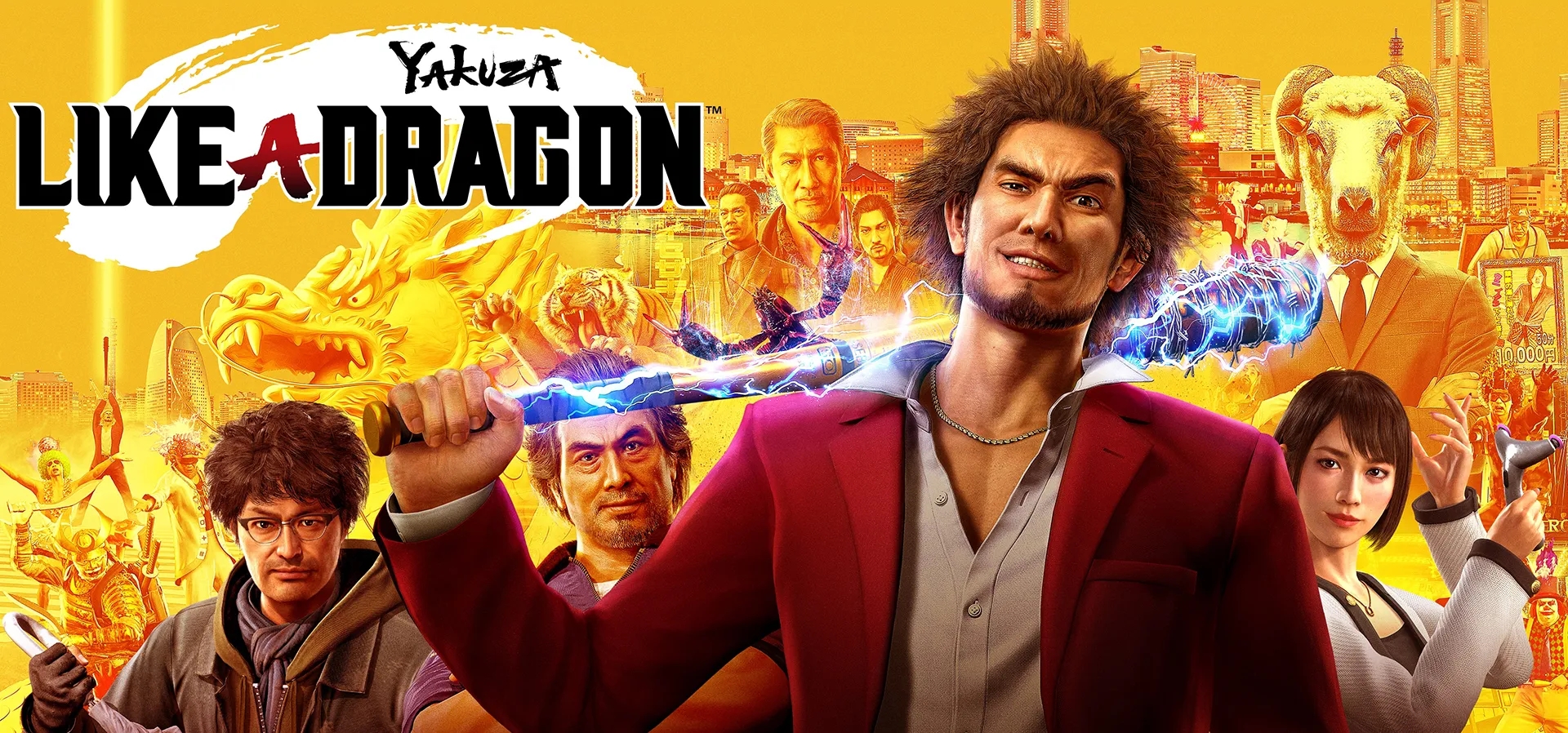 Imagem de fundo do produto Yakuza: Like a Dragon PS4 - Físico