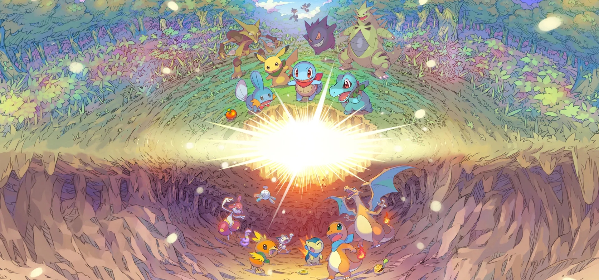 Imagem de fundo do produto Pokémon Mystery Dungeon™: Rescue Team DX - Switch