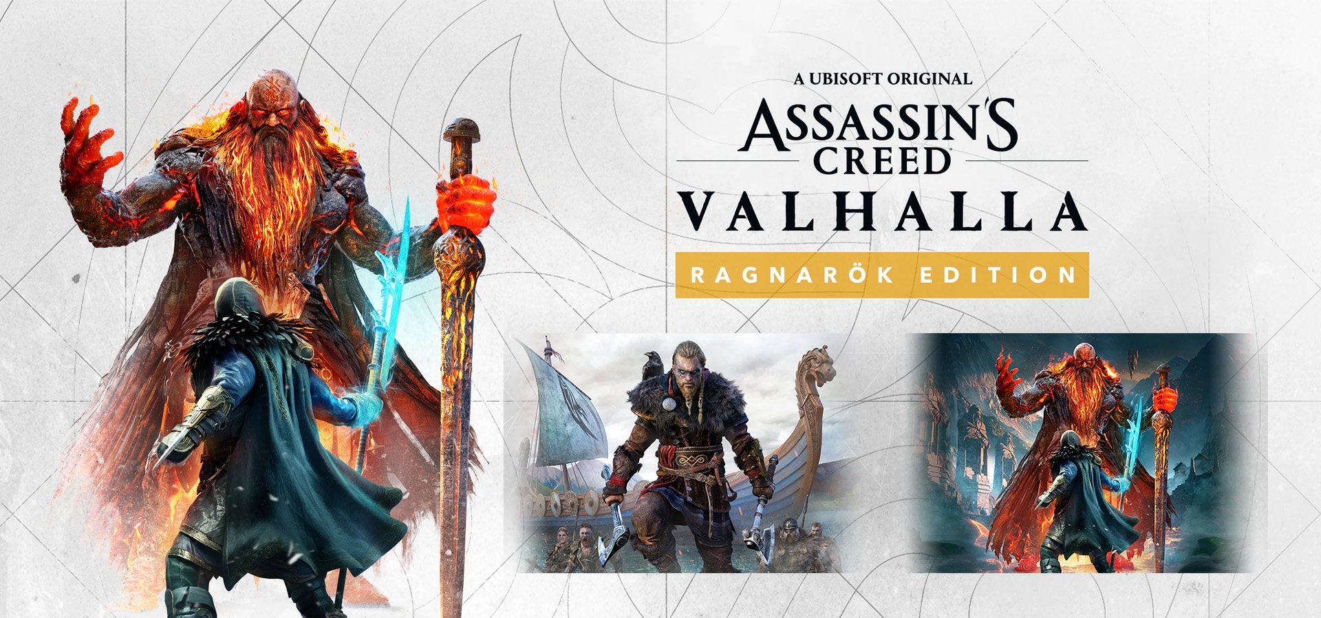 Imagem de fundo do produto Assassin's Creed® Valhalla Ragnarok Edition - PS4 & PS5