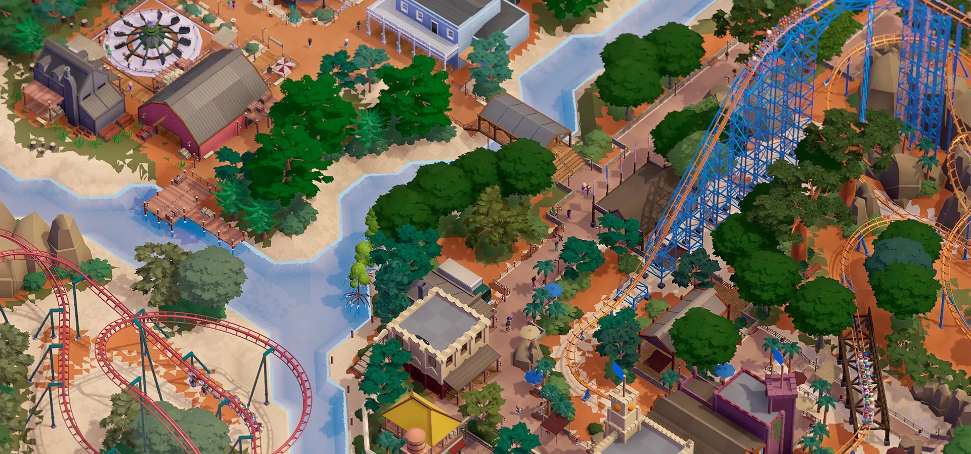 Imagem de fundo do produto Parkitect: Deluxe Edition - Xbox One e Series X|S
