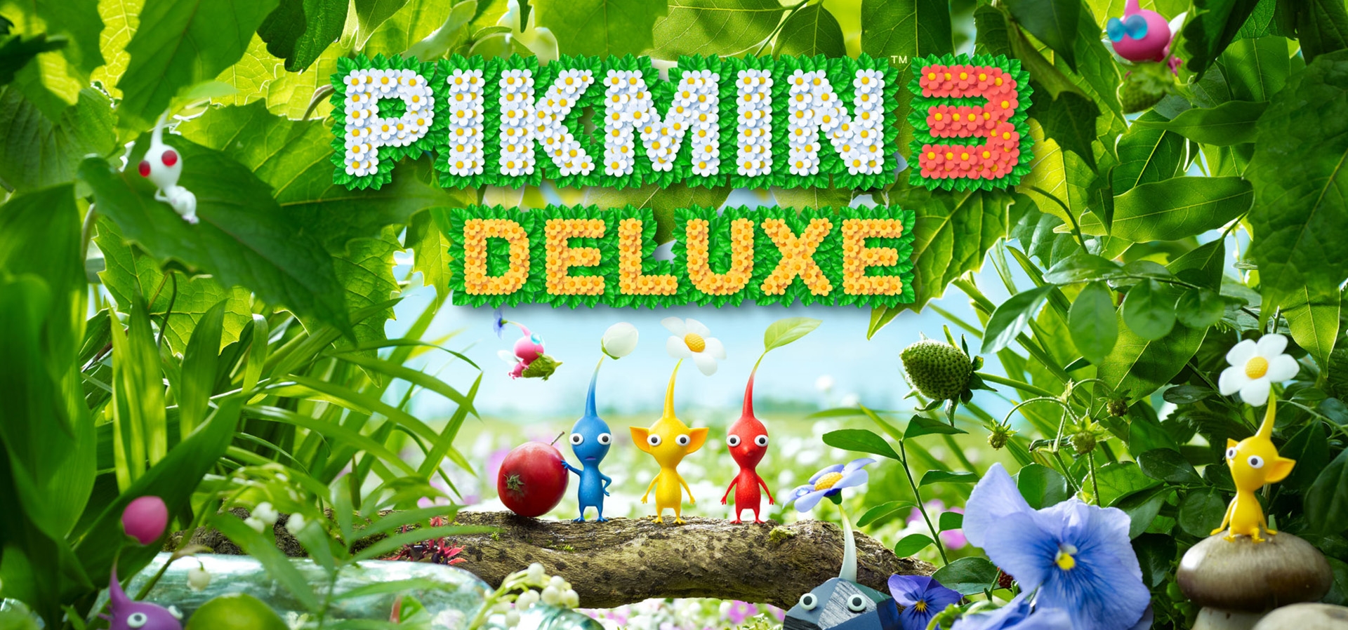 Imagem de fundo do produto Pikmin™ 3 Deluxe - Switch