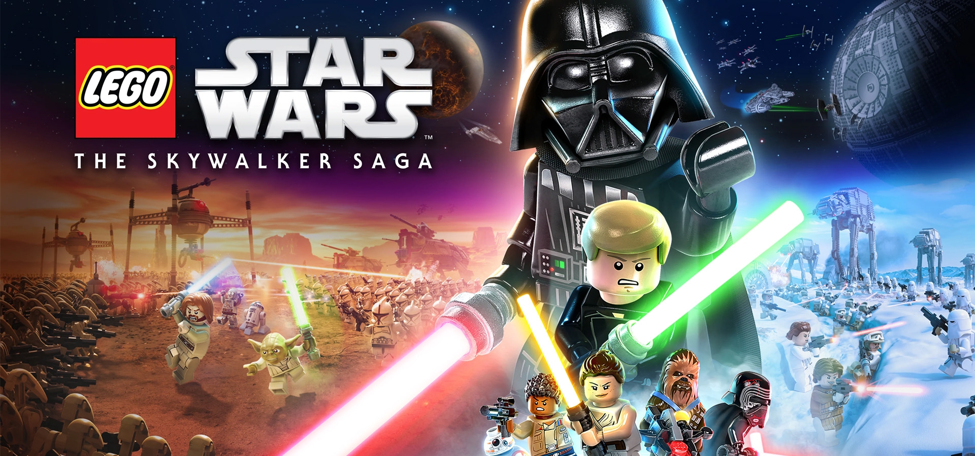 Imagem de fundo do produto LEGO® Star Wars™ A Saga Skywalker - PS4 & PS5