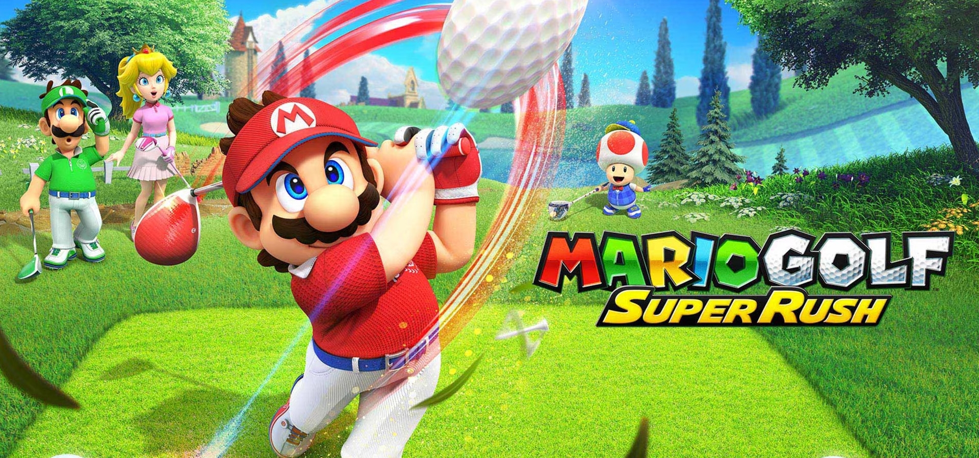 Imagem de fundo do produto Mario Golf™: Super Rush - Switch