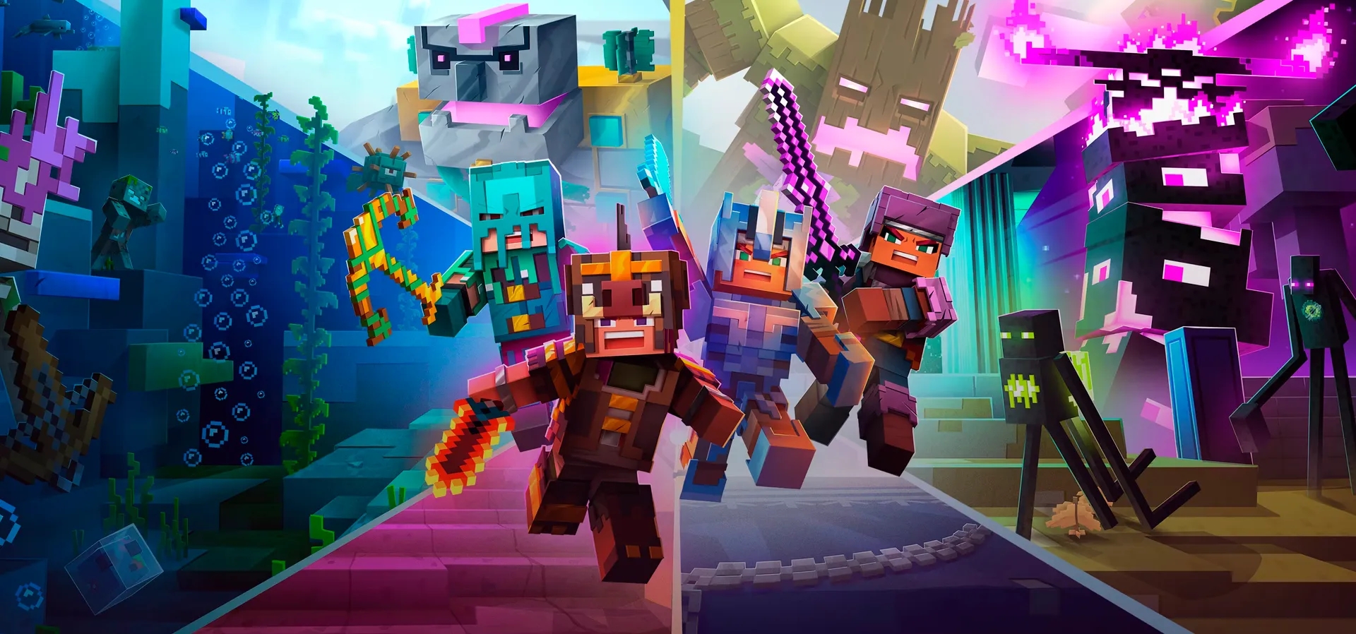 Imagem de fundo do produto Minecraft Dungeons: Pacote DLC Ultimate - PS4