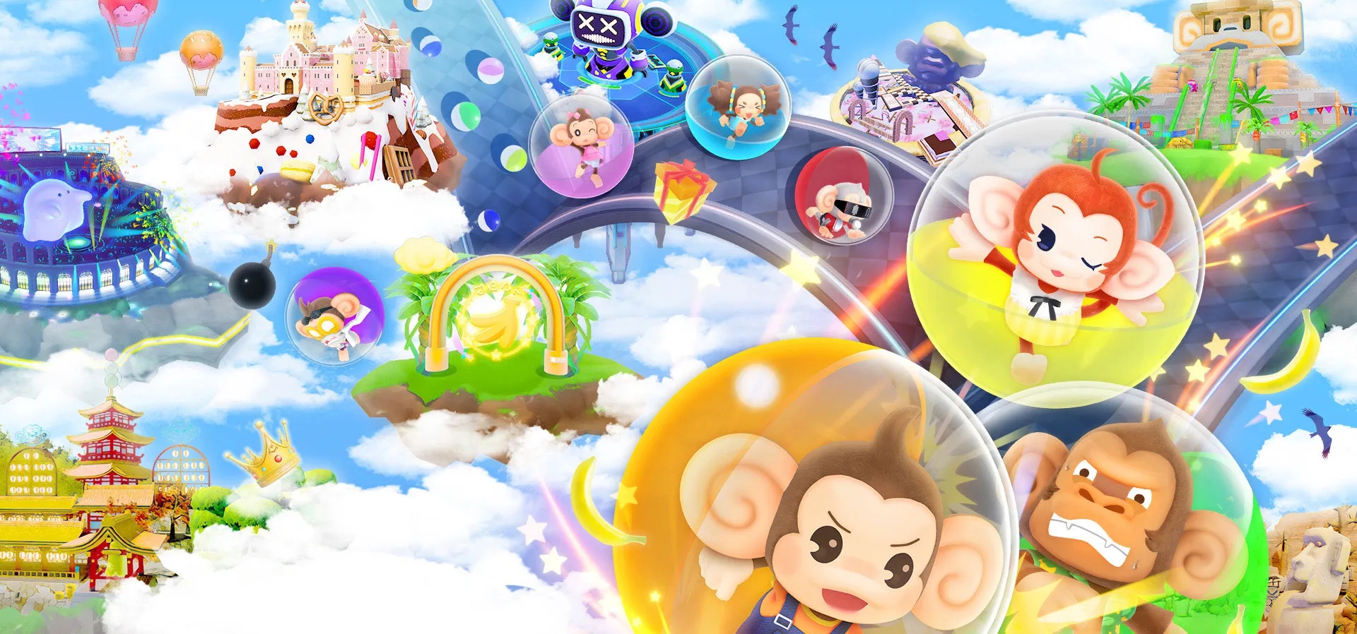 Imagem de fundo do produto Super Monkey Ball Banana Rumble - Switch