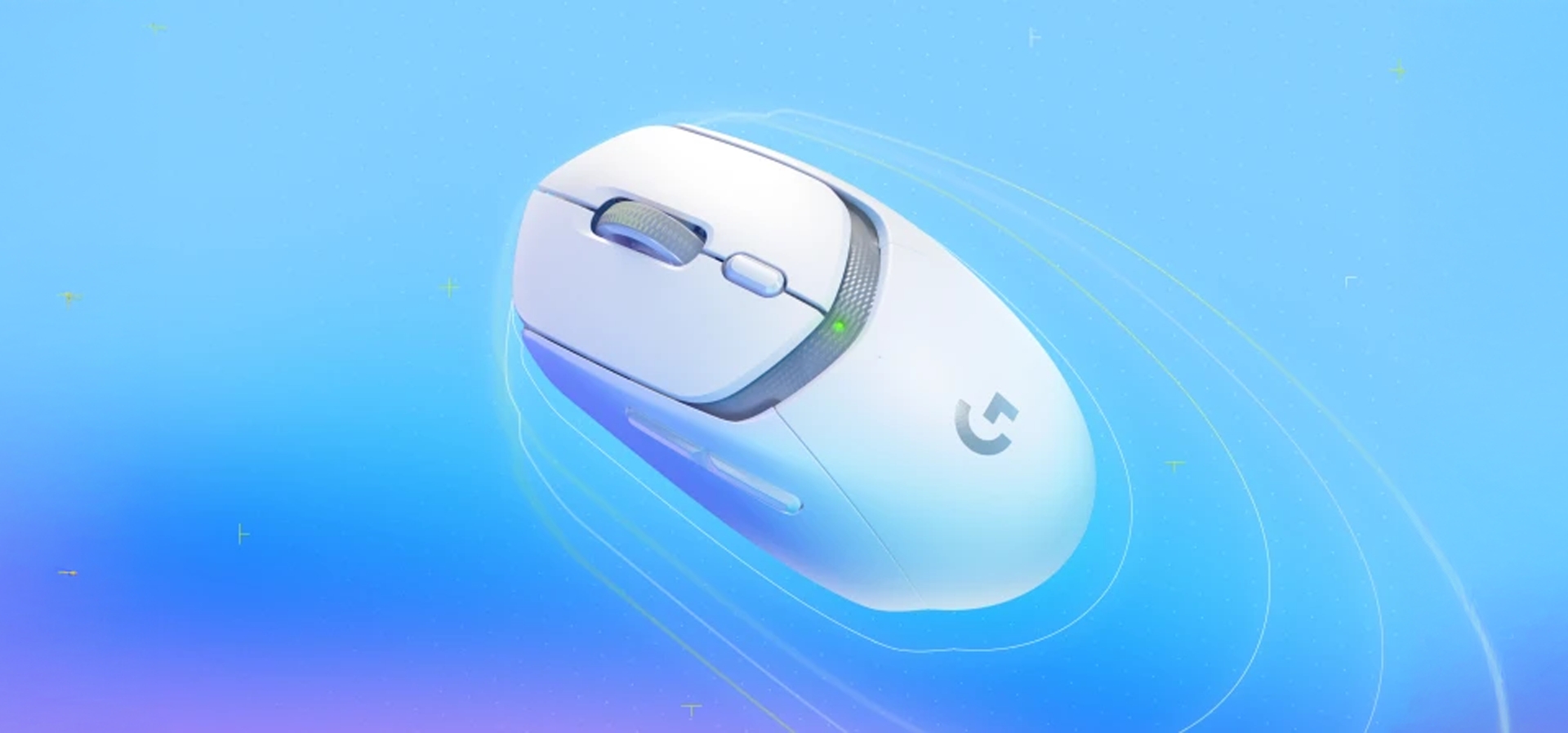 Imagem de fundo do produto Mouse Gamer sem fio Logitech G309 Lightspeed - Branco