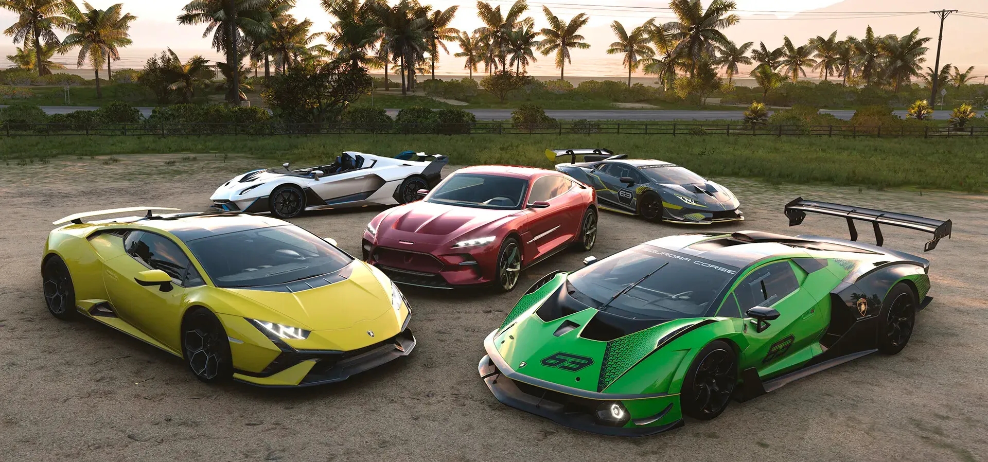Imagem de fundo do produto Forza Horizon 5 Ultimate Car Pack Collection DLC - PS5