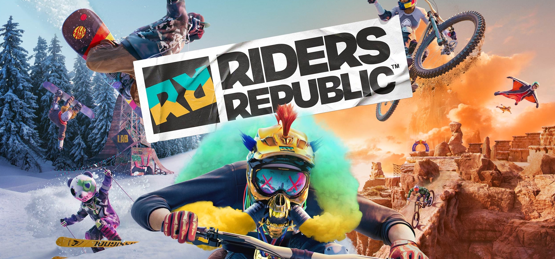 Imagem de fundo do produto Riders Republic™ - PS4 & PS5
