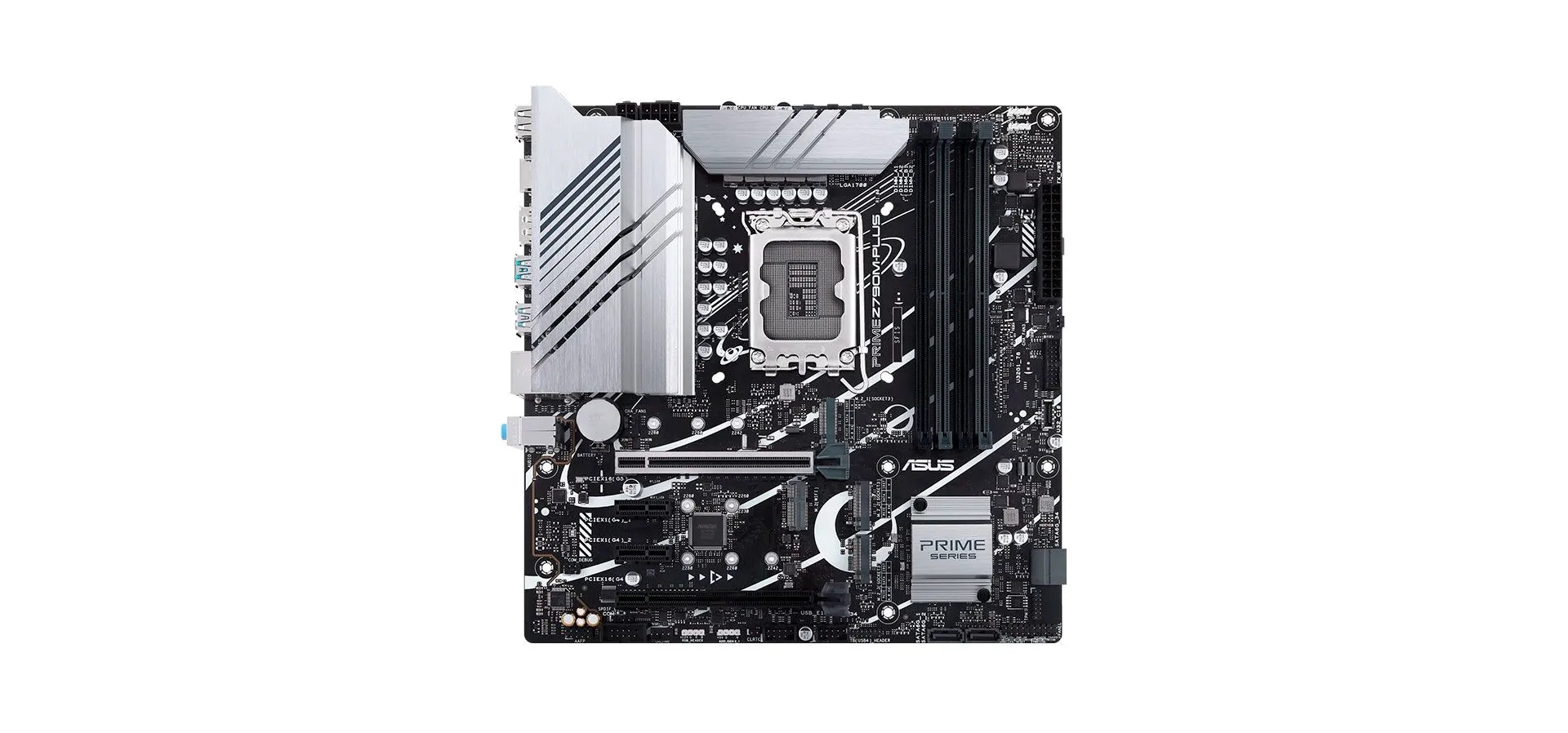 Imagem de fundo do produto Placa Mãe Asus Prime Para Intel LGA 1700 Z790M-PLUS 4xDDR5 mATX