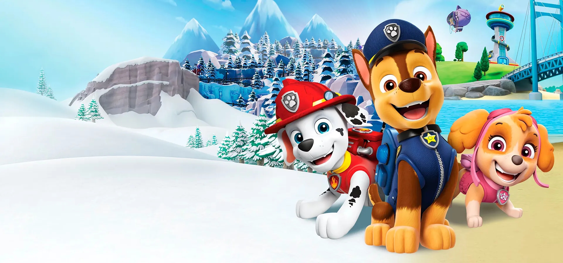 Imagem de fundo do produto Mundo da PAW Patrol Patrulha Canina - PS4 & PS5