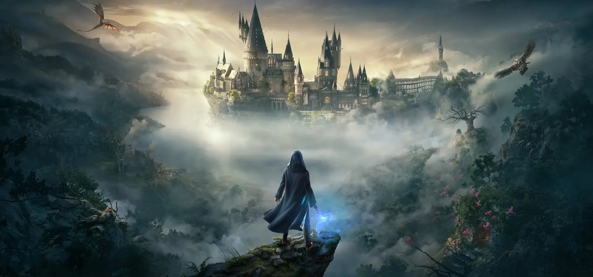 Imagem de fundo do produto Hogwarts Legacy PS4 - Físico