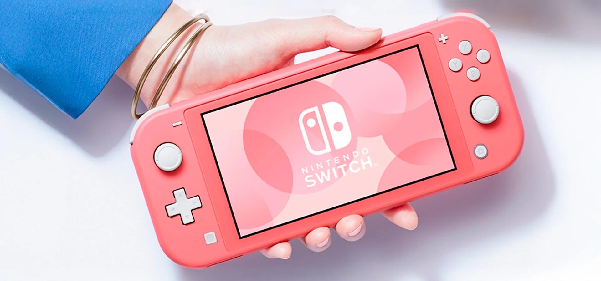 Imagem de fundo do produto Console Nintendo Switch Lite - Coral