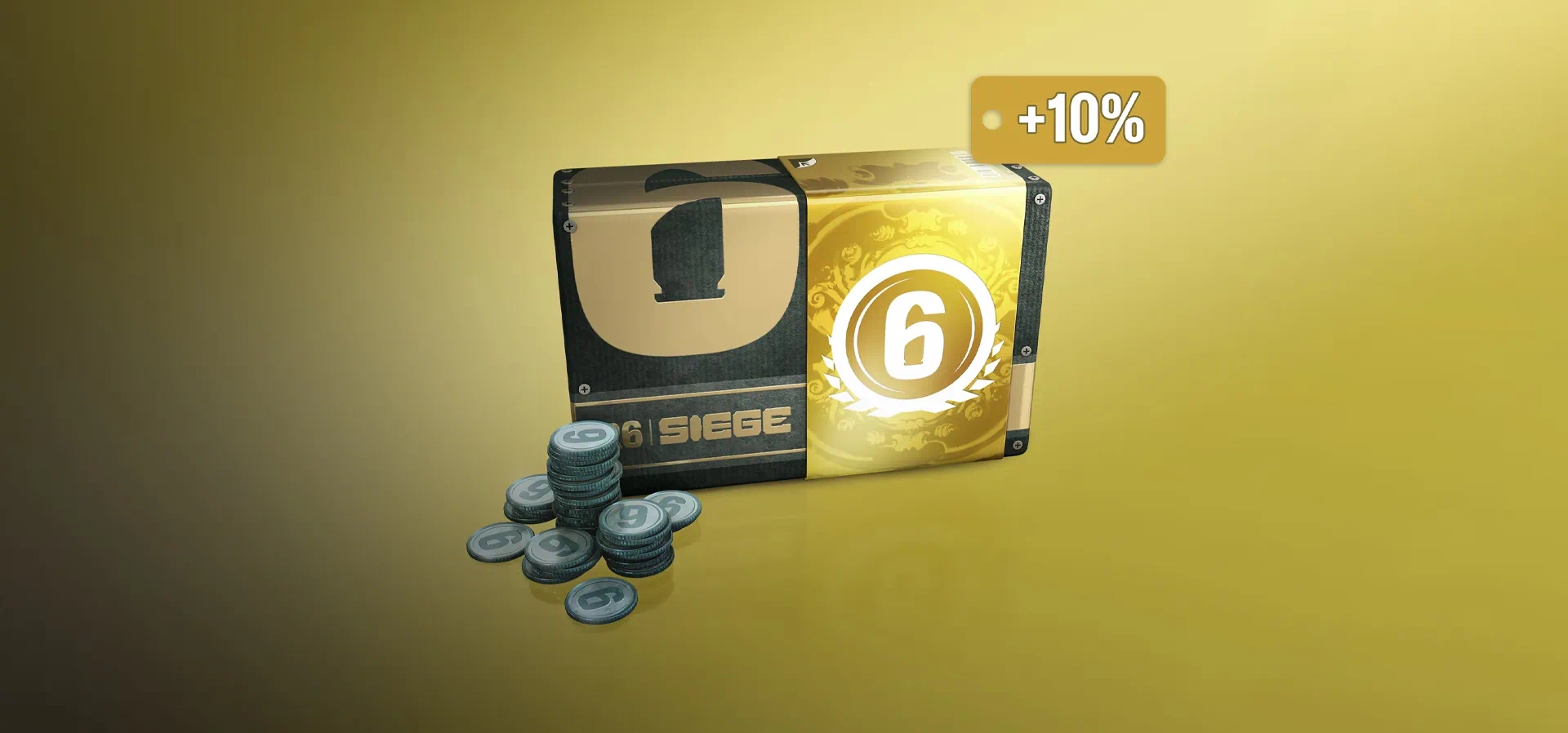 Imagem de fundo do produto Tom Clancys Rainbow Six Siege 3,300 R6 Creditos BR