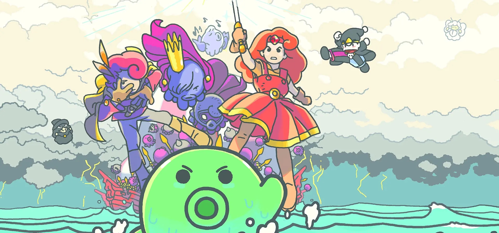 Imagem de fundo do produto Save me Mr Tako: Definitive Edition - Switch