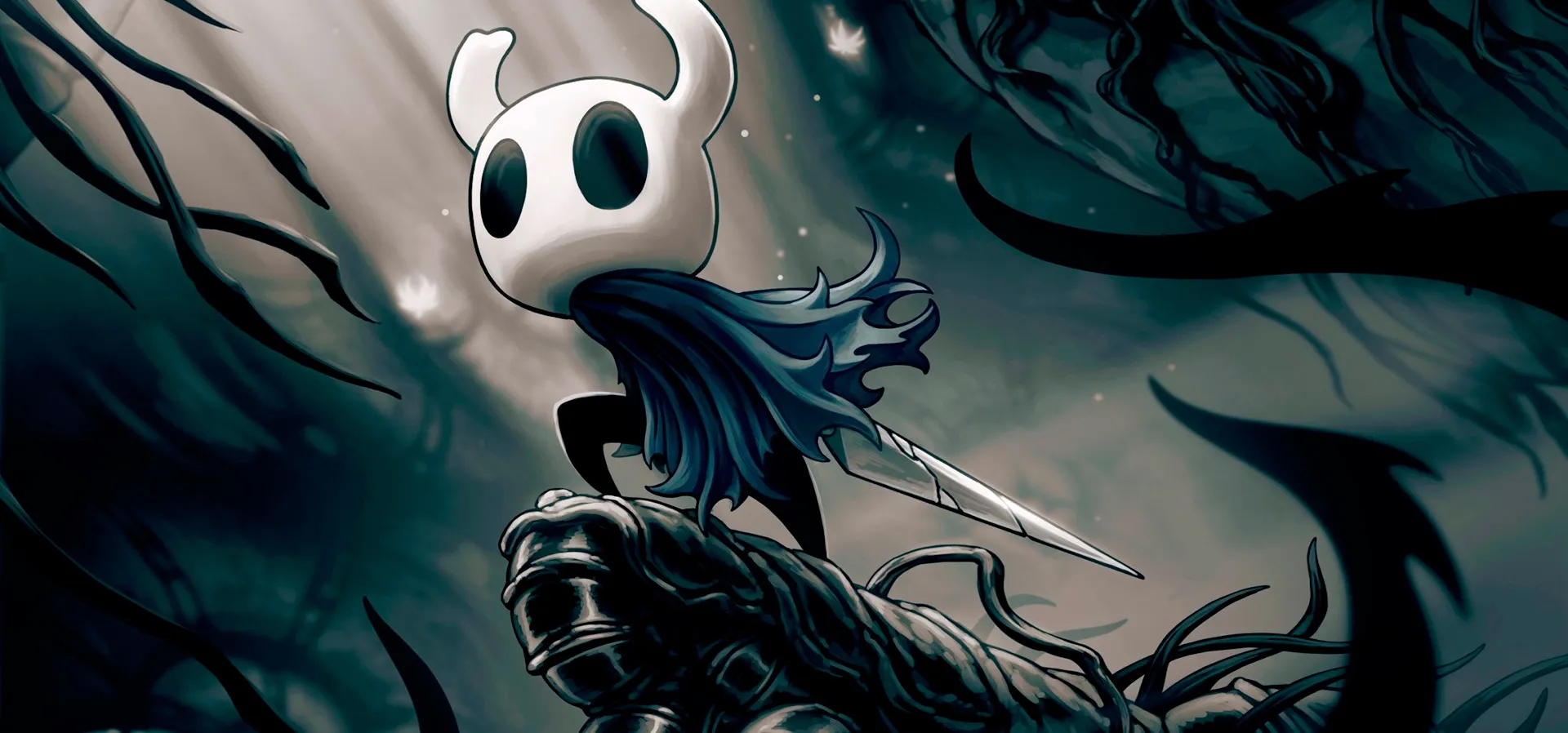 Imagem de fundo do produto Hollow Knight Voidheart Edition - PS4