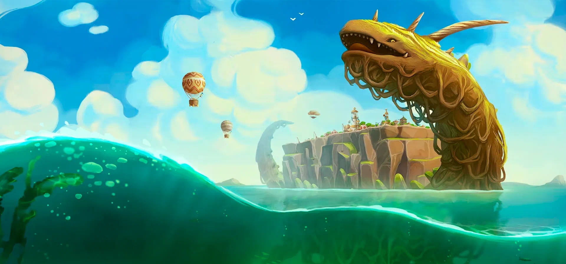 Imagem de fundo do produto The Wandering Village - Switch