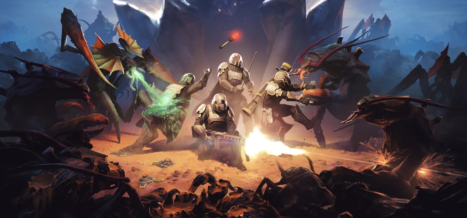 Imagem de fundo do produto HELLDIVERS™ Dive Harder Edition - PS4