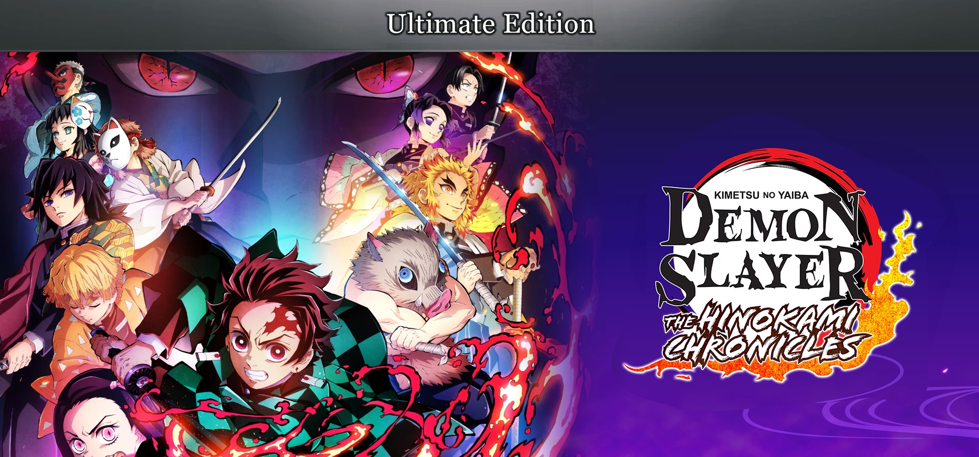 Imagem de fundo do produto Demon Slayer -Kimetsu no Yaiba- The Hinokami Chronicles Ultimate Edition - PS4 & PS5