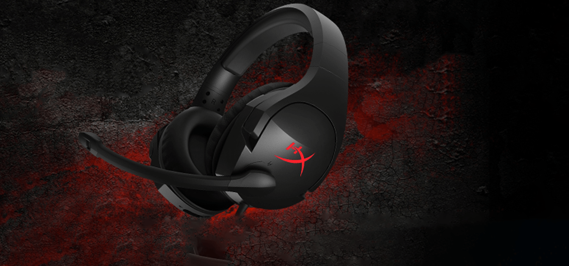 Imagem de fundo do produto Headset Gamer HyperX Cloud Stinger HX-HSCS-BK/NA - Preto