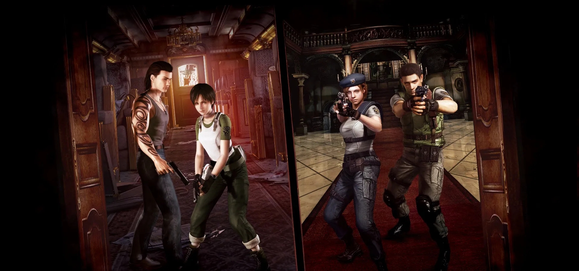 Imagem de fundo do produto Resident Evil Origins Collection PS4 - Físico
