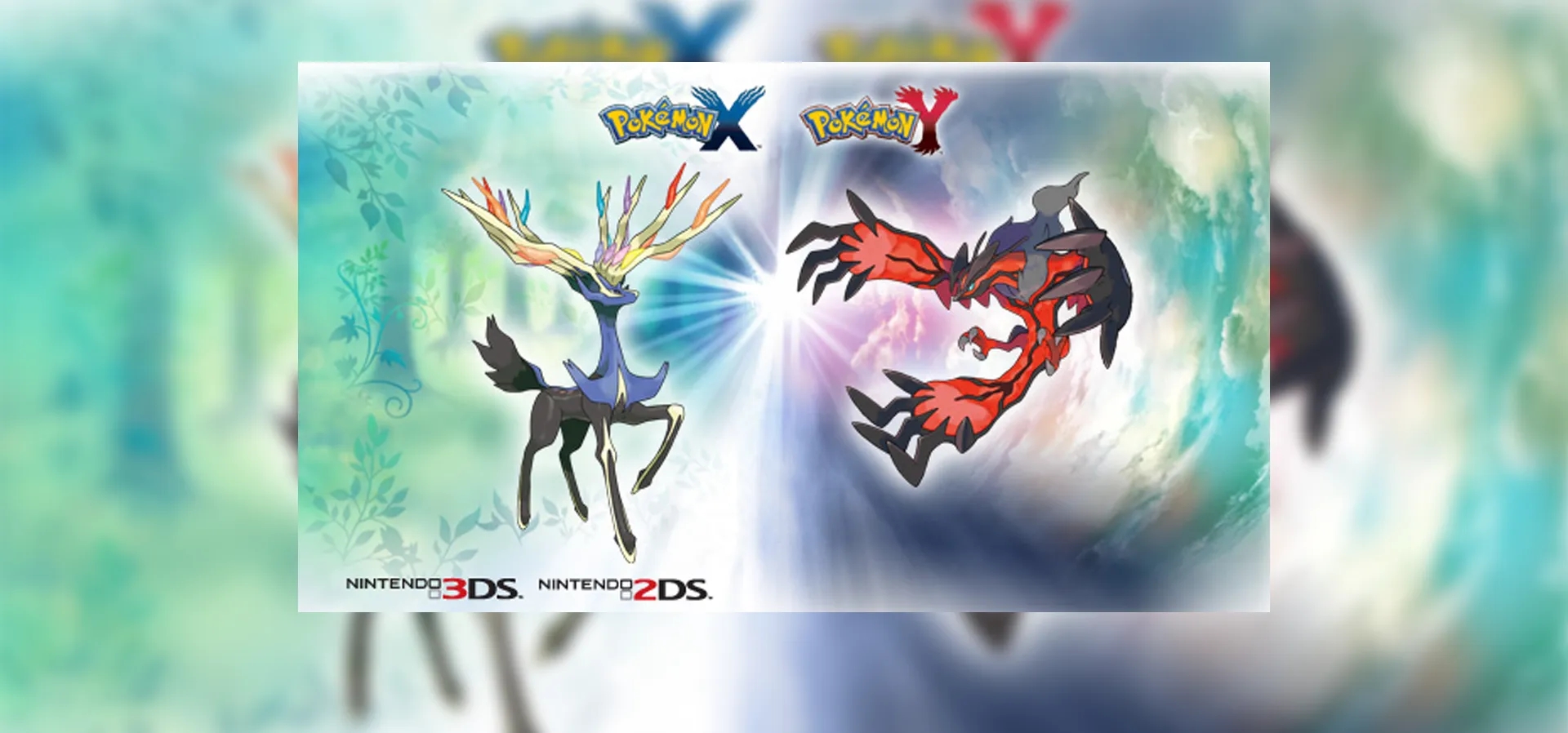 Imagem de fundo do produto Pokémon X and Y - 3DS