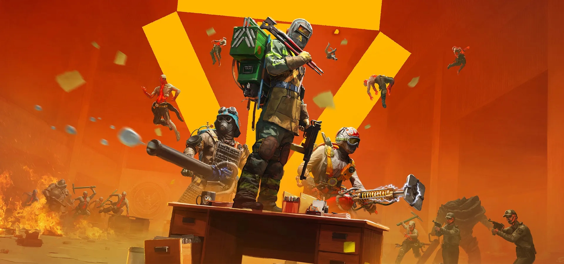 Imagem de fundo do produto FBC: Firebreak Deluxe Edition - Xbox Series X|S e PC