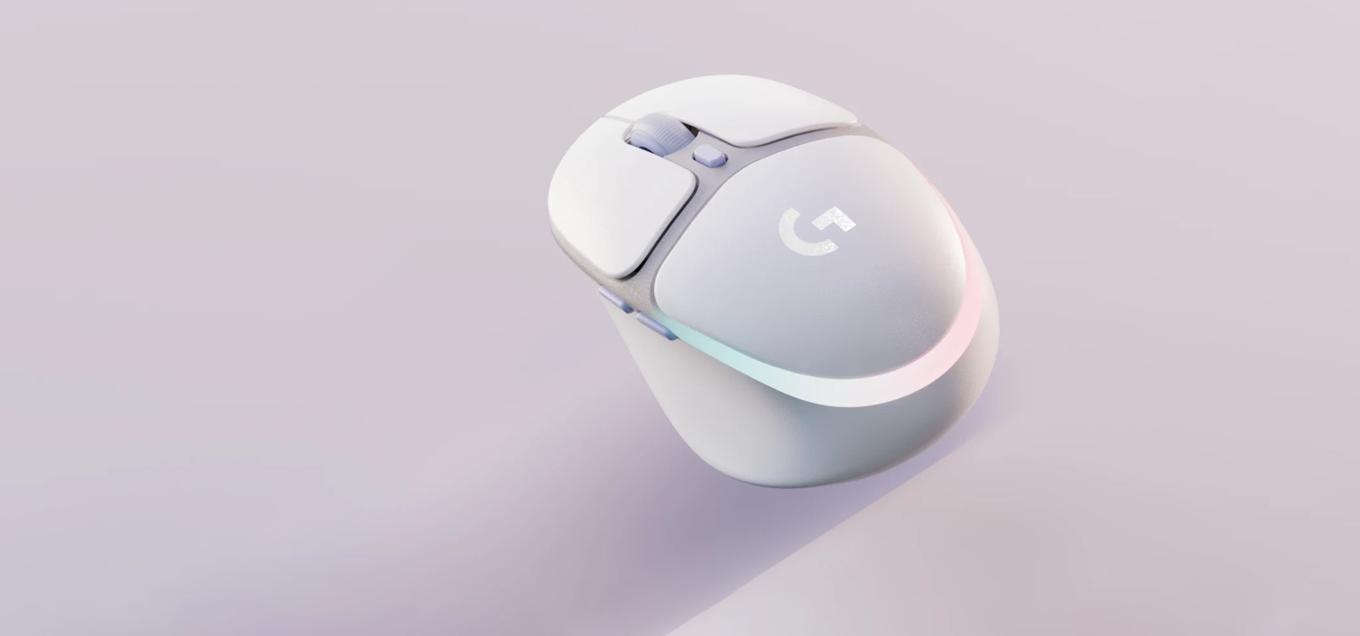 Imagem de fundo do produto Mouse Gamer sem fio Logitech G705 Lightspeed - Branco