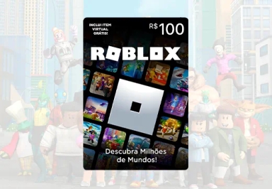 Imagem do produto Gift Card Digital Roblox - 100 Reais