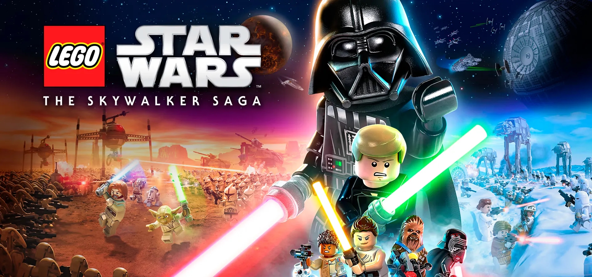Imagem de fundo do produto LEGO® Star Wars™: A Saga Skywalker Edição Deluxe - Xbox e PC
