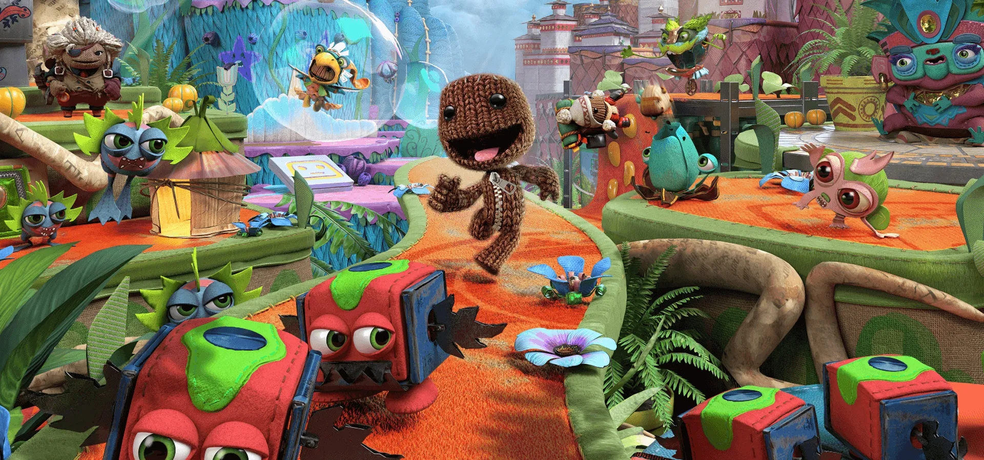 Imagem de fundo do produto Sackboy: Uma Grande Aventura - PS4 & PS5