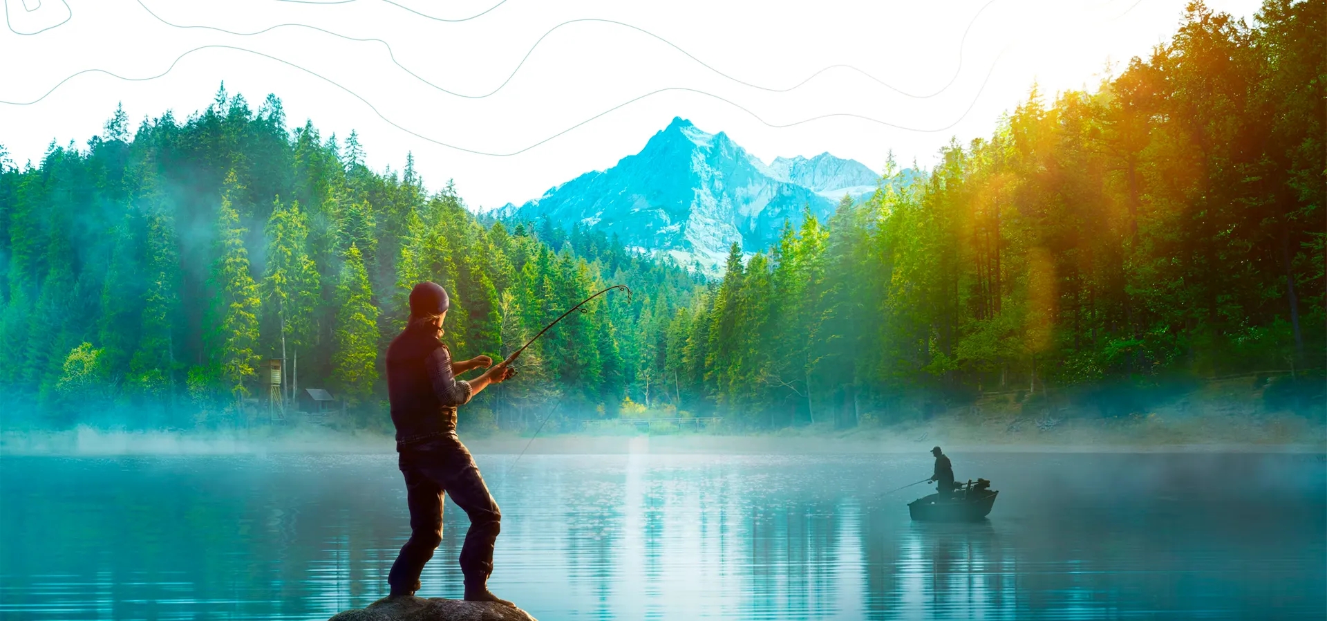 Imagem de fundo do produto Call of the Wild: The Angler™ Gold Fishing Bundle - Xbox e PC