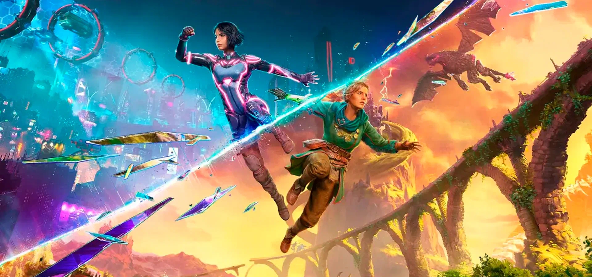 Imagem de fundo do produto Split Fiction - Switch 2