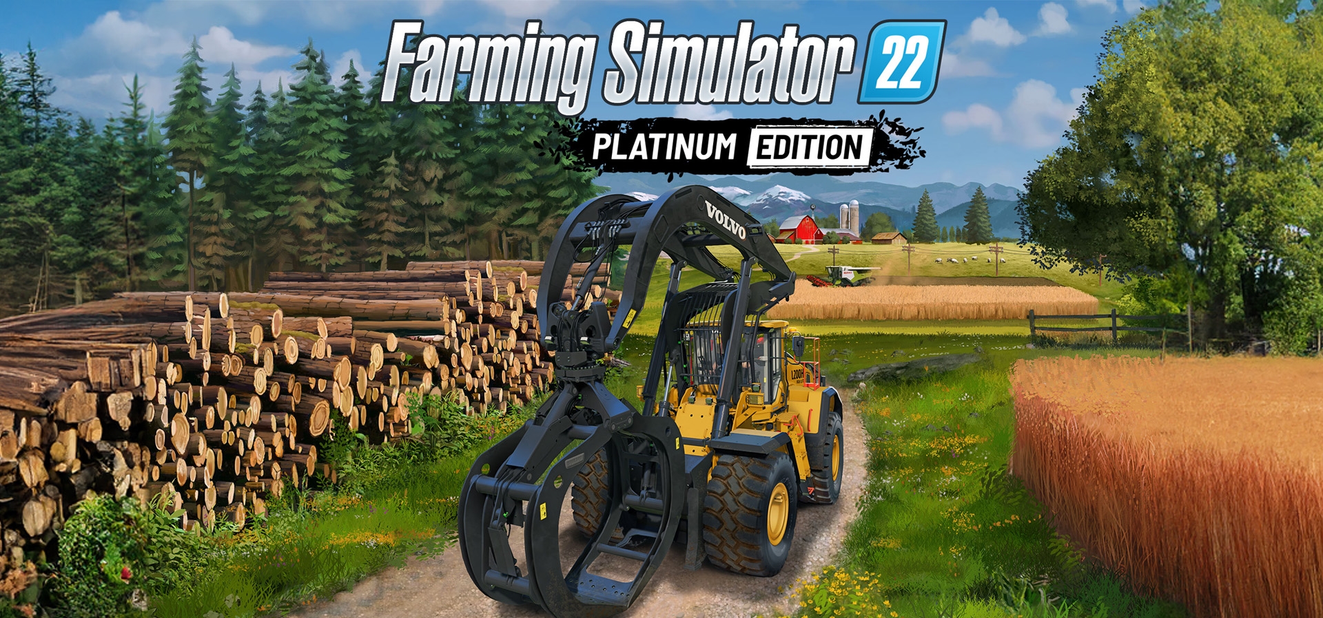 Imagem de fundo do produto Farming Simulator 22 Platinum Edition - PS4 & PS5