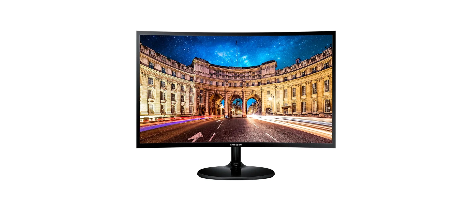 Imagem de fundo do produto Monitor Gamer Samsung Curvo 27'' Full HD Ips 60hz 4ms LC27F390FHLMZD