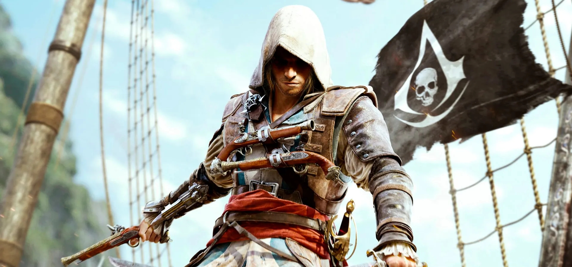 Imagem de fundo do produto Assassin’s Creed® IV Black Flag™ - PS4