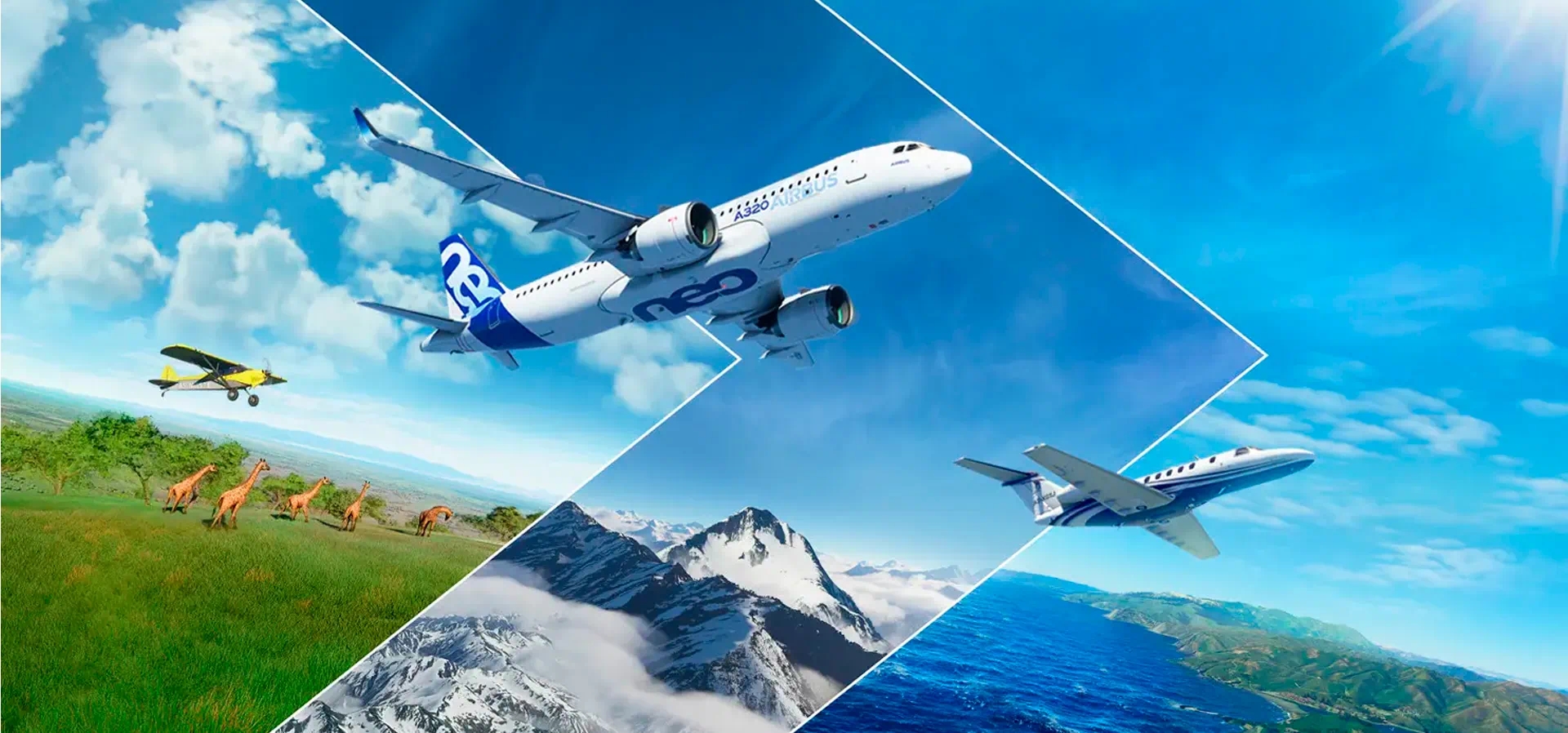 Imagem de fundo do produto Microsoft Flight Simulator GOTY: Premium Deluxe Edition - Xbox Series X|S e PC