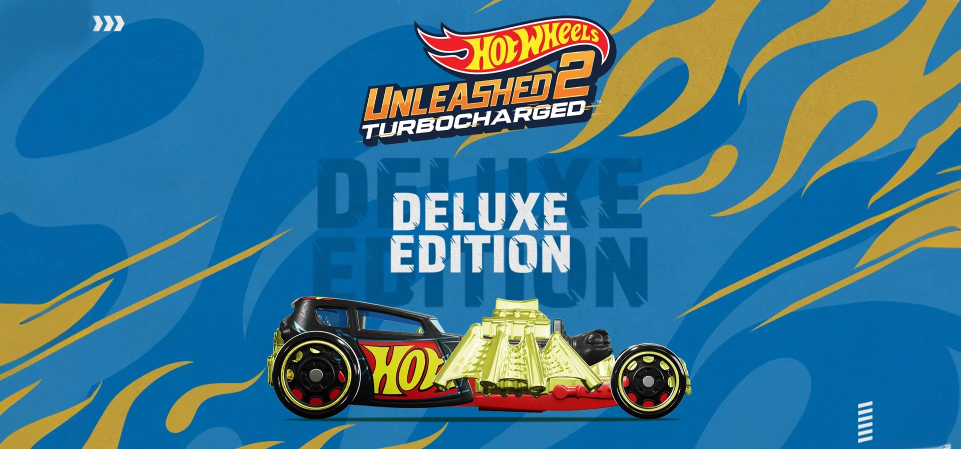 Imagem de fundo do produto HOT WHEELS UNLEASHED™ 2 - Turbocharged Deluxe Edition - PS4 & PS5