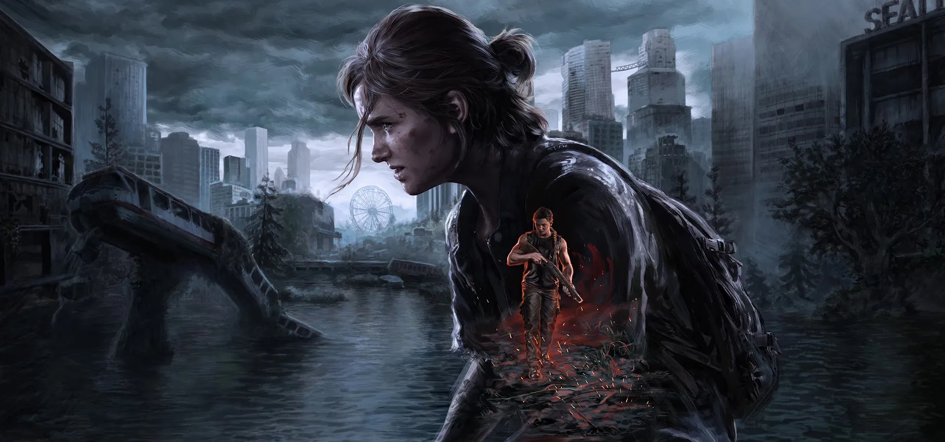 Imagem de fundo do produto The Last of Us Part II Remastered PS5 - Físico