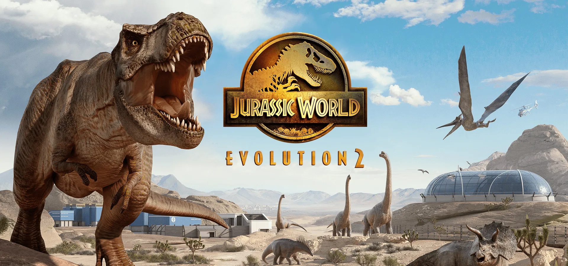 Imagem de fundo do produto Jurassic World Evolution 2 - PS4 & PS5
