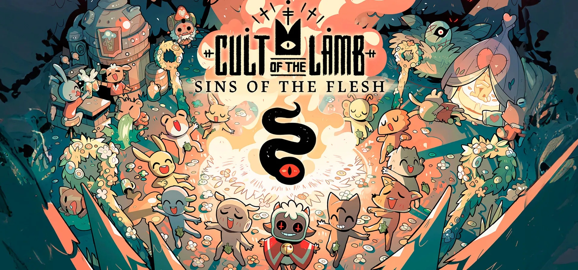 Imagem de fundo do produto Cult of the Lamb - PS4 & PS5