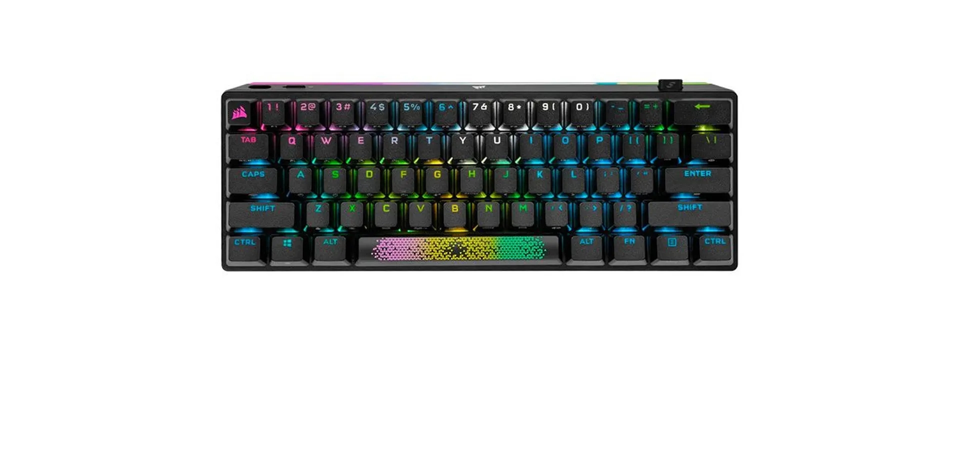 Imagem de fundo do produto Teclado Mecânico Gamer Corsair K70 RGB Pro, Switch Silver, Preto, CH-9189014-NA