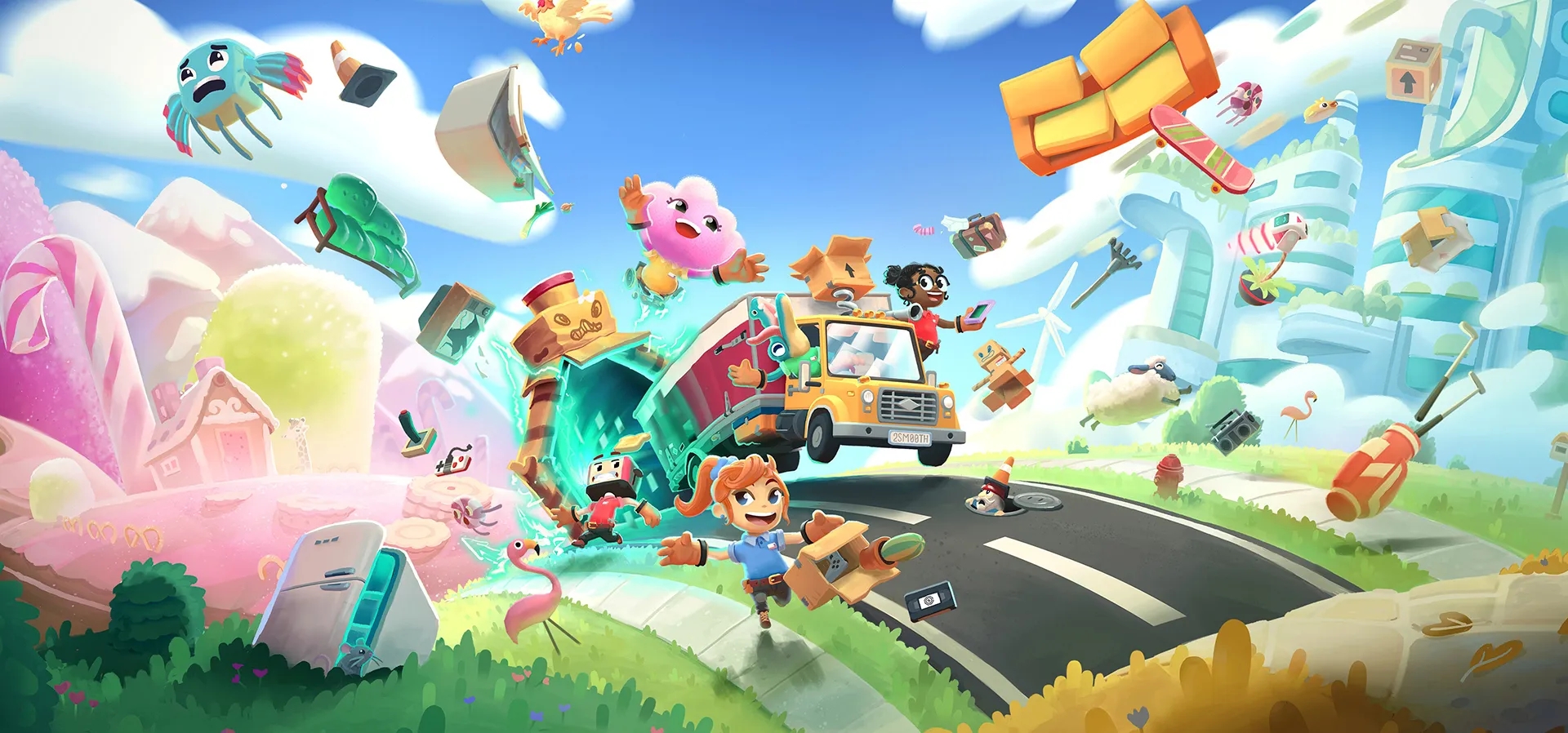 Imagem de fundo do produto Moving Out 2 - Deluxe Edition - PS4 & PS5