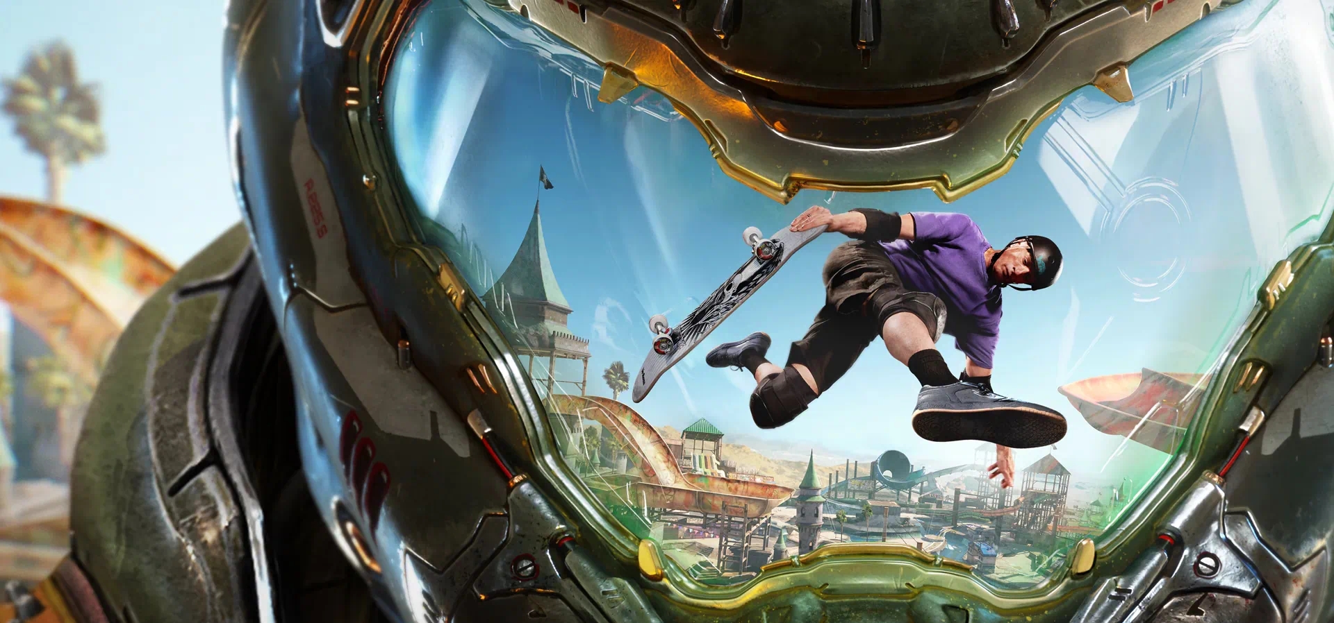 Imagem de fundo do produto Tony Hawks Pro Skater 3 + 4 - Digital Deluxe Upgrade - Xbox e PC