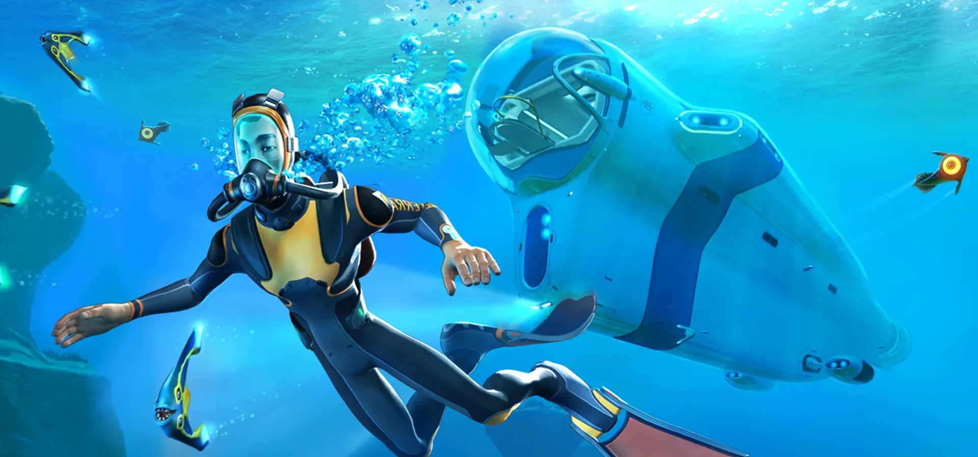 Imagem de fundo do produto Subnautica - Xbox e PC